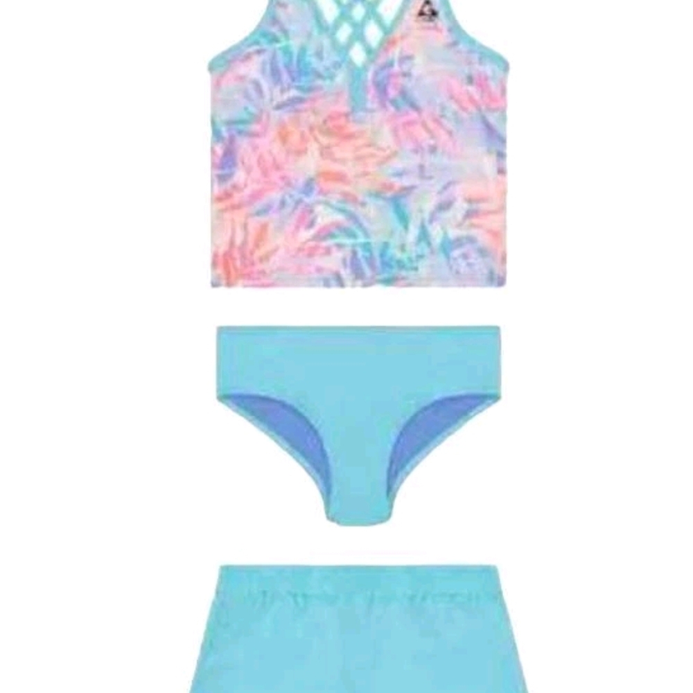 Eddie Bauer Kids Swim Bikini - Pink and Blue